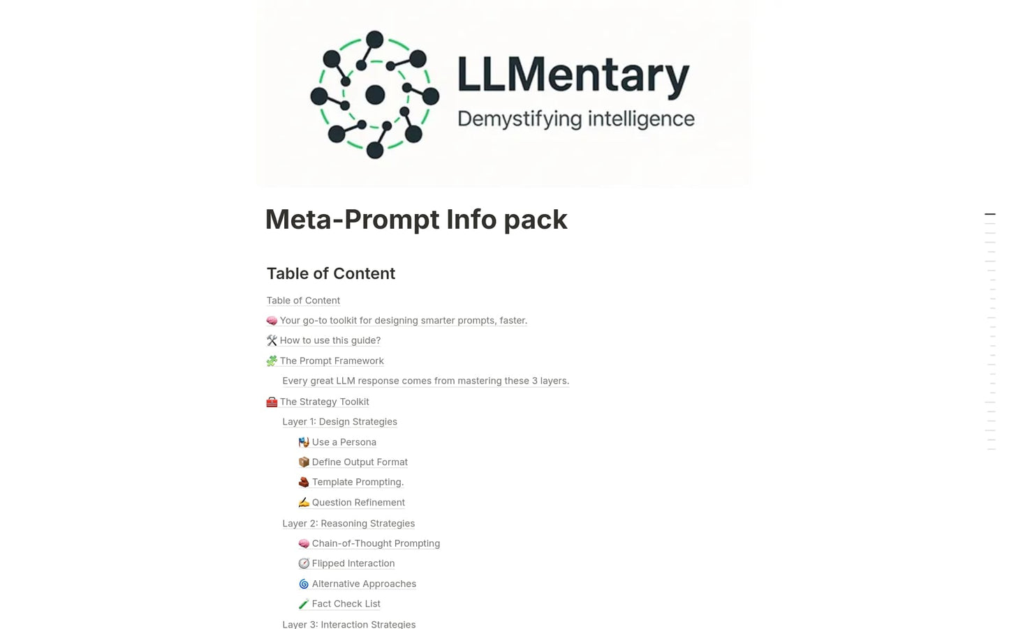 Template Notion – Meta Prompt Info Pack