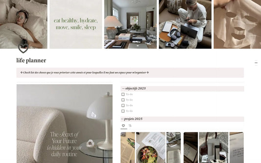 Template Notion – Life planner