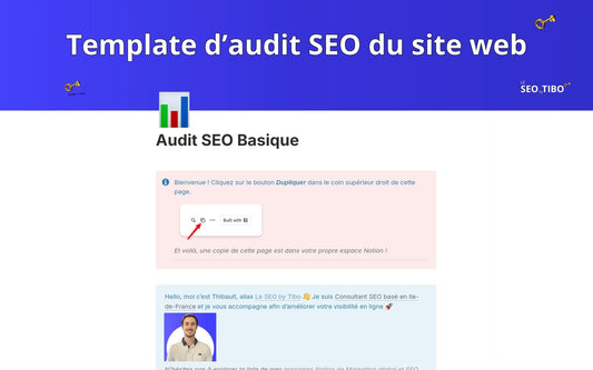Template Notion – Audit SEO Basique