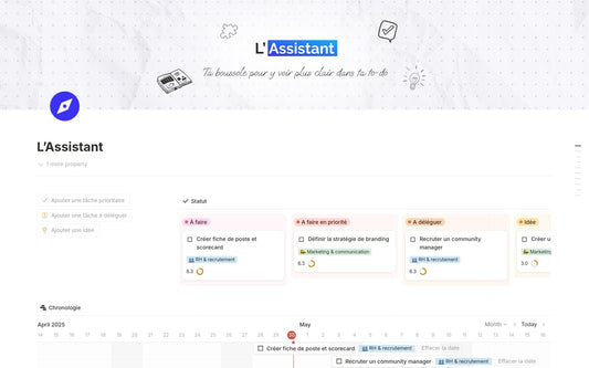 Template Notion – L’Assistant