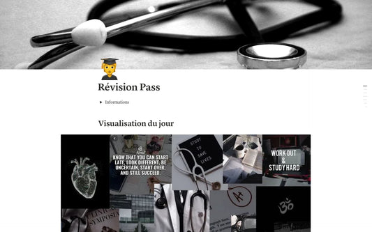 Template Notion – Révision PASS/LAS