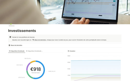 Template Notion – Investissement