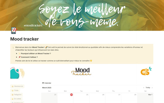 Template Notion – Mood tracker